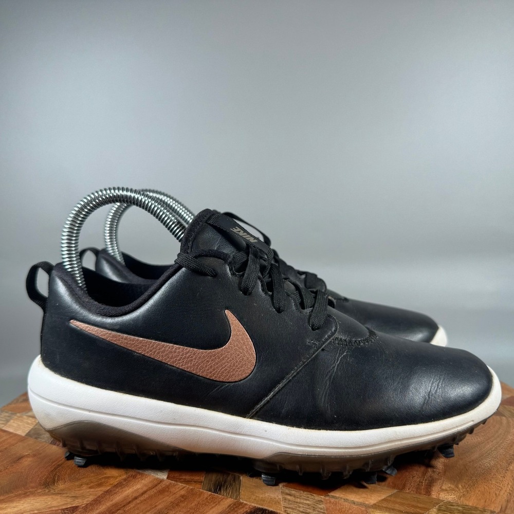 Nike Roshe G Tour Womens Golf Shoes Black Metallic Bronze AR5582-001 Size 6